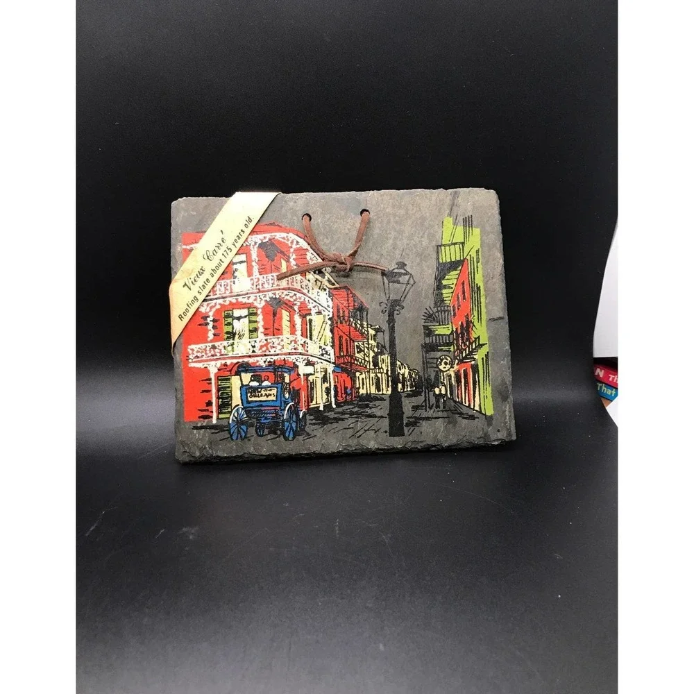 Handpainted Roofing slate